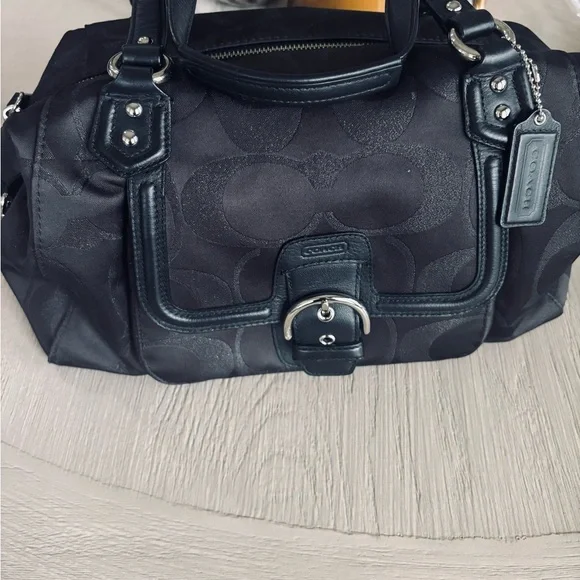Coach Black Satchel Bag - Picture 15 of 16